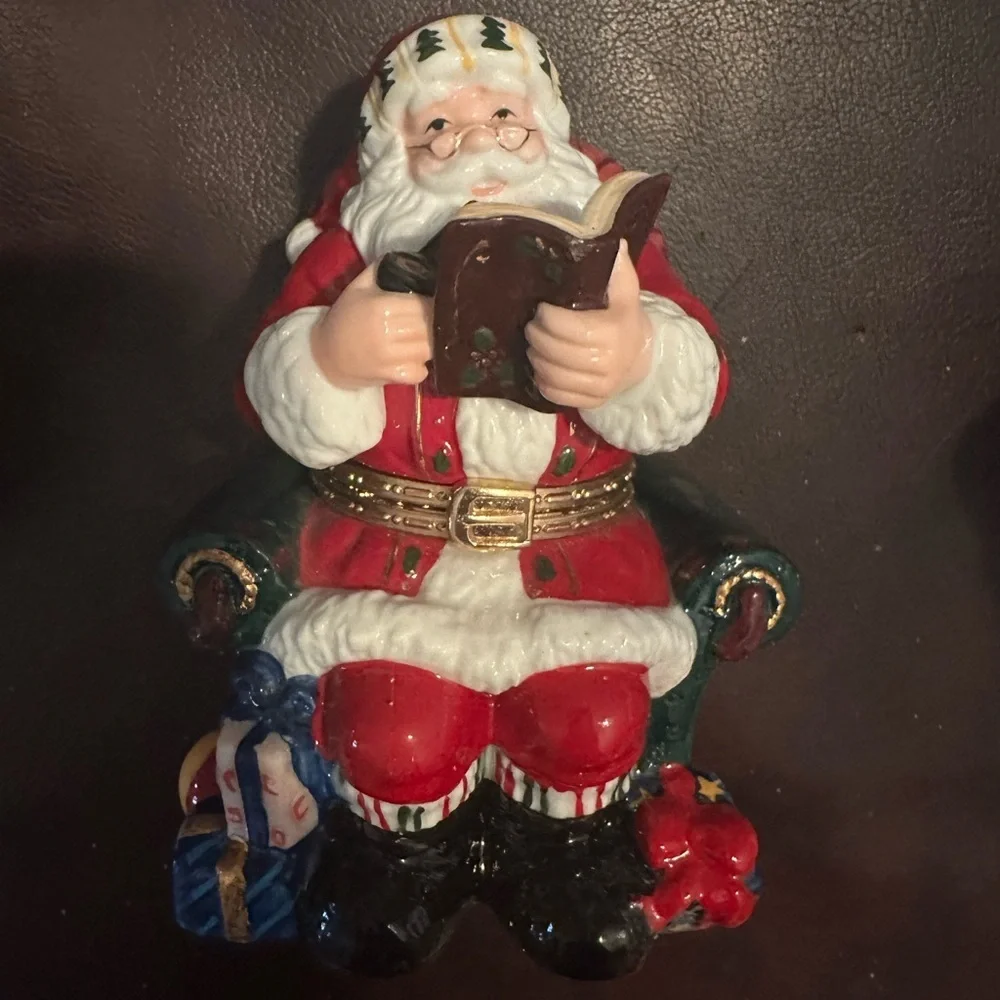 Santa trinket box